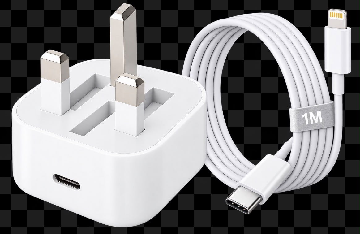 20W USB-C Charger Set with USB-C to Lightning Cable
